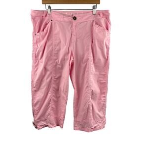 Women’s Fresh Produce XXL Bubblegum Pink Cargo Capris